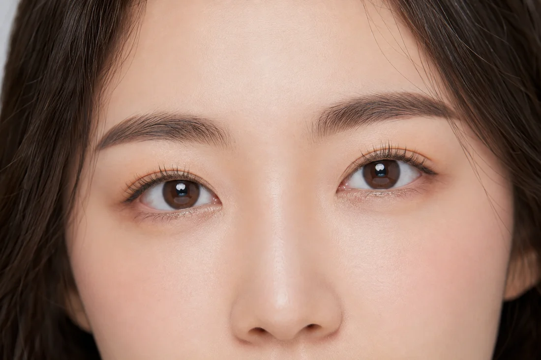 Lash & brow concept image, not an actual studio photo